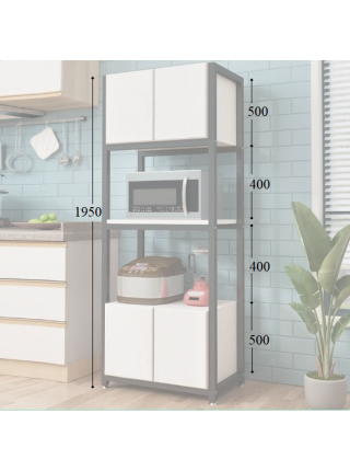 Стелаж кухонний у стилі MSMLOFT, металевий каркас 