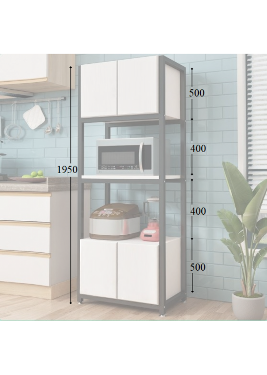 Стелаж кухонний у стилі MSMLOFT, металевий каркас  Стелаж кухонний у стилі MSMLOFT, металевий каркас