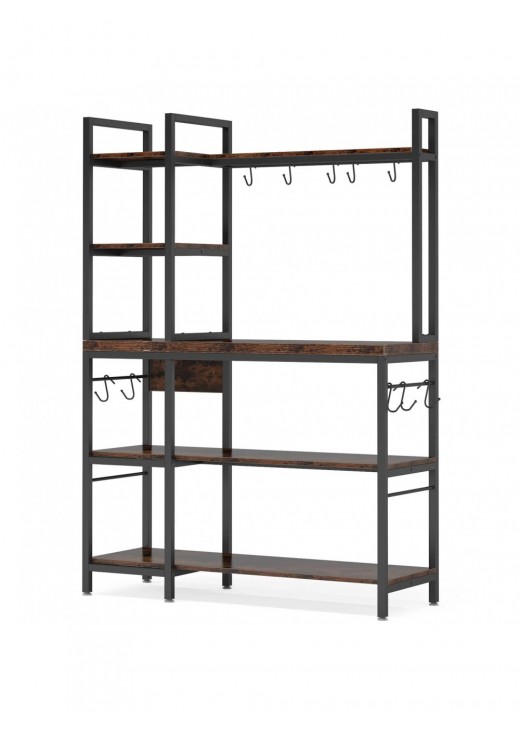 Стелаж полиця для зберігання з ящиком 5-ярусний