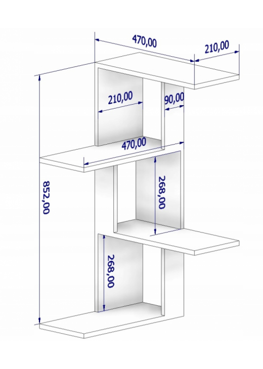 Кутова полиця Gala Кутова полиця Gala
