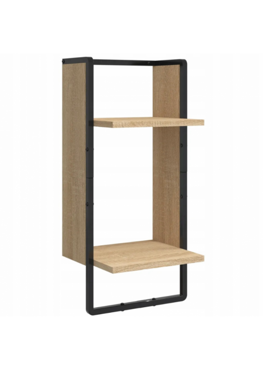 Набір із 4 настінних полиць , дуб сонома