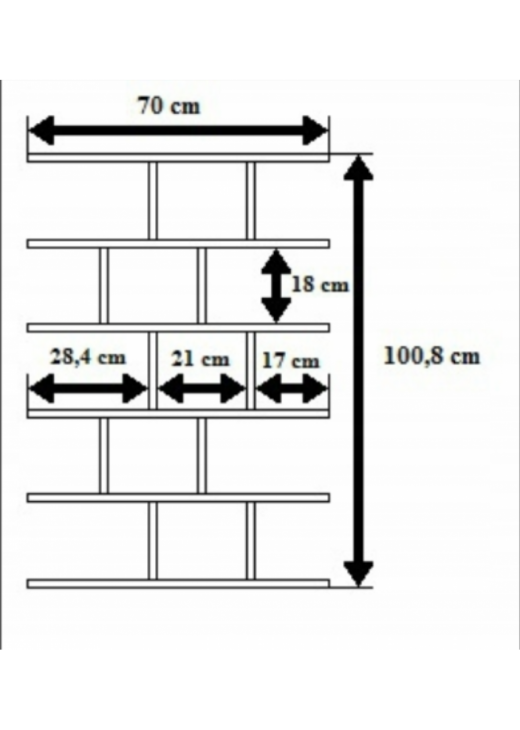 Підвісна полиця , білий