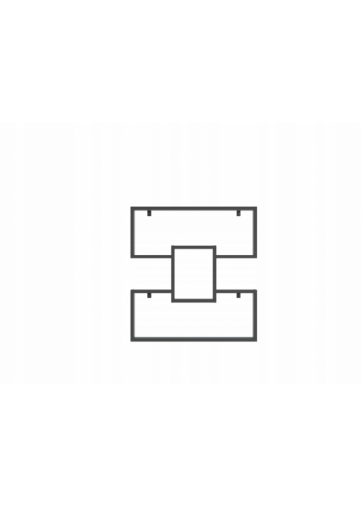 Підвісна полиця для іграшок, книг OLAF , чорний Підвісна полиця для іграшок, книг OLAF , чорний