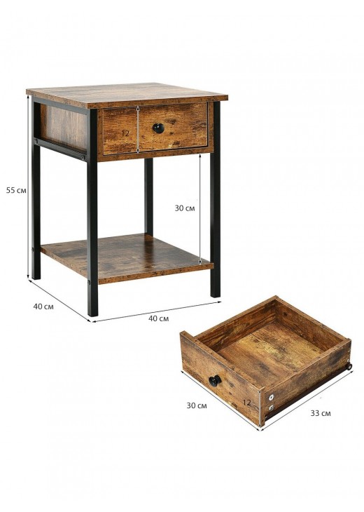 Тумбочка Gymax Тумбочка Gymax