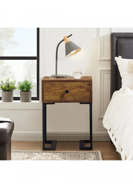 Тумбочка VECELO Modern з 1 шухлядою Тумбочка VECELO Modern з 1 шухлядою