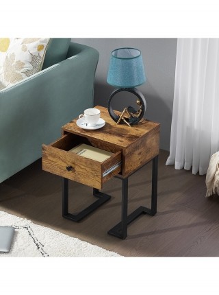 Тумбочка VECELO Modern з 1 шухлядою