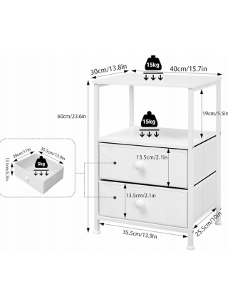 Тумбочка з шухлядою 60x40x30