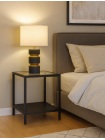 Приставна тумба — металева тумбочка у стилі лофт
