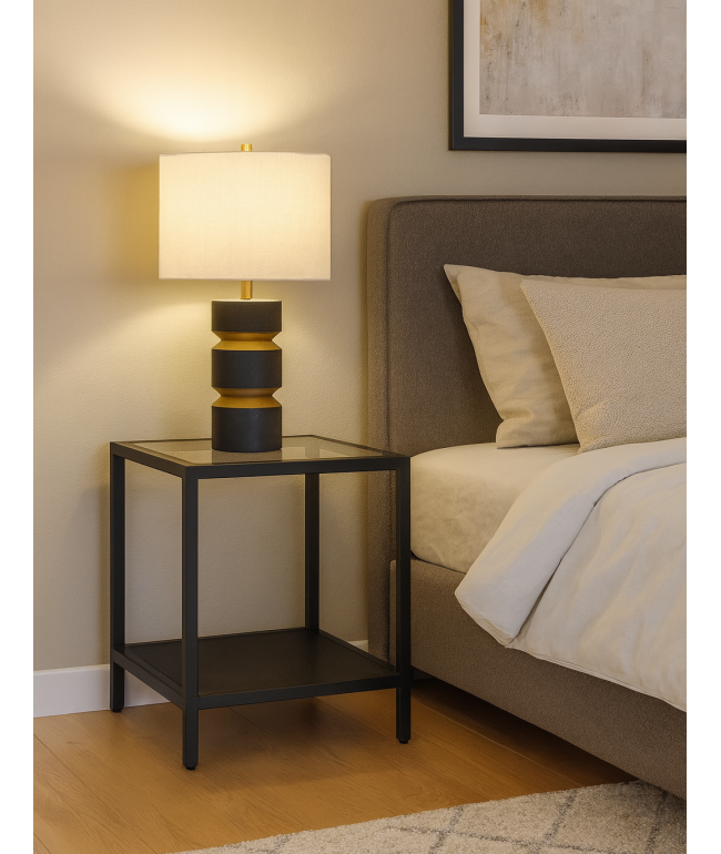 Приставна тумба — металева тумбочка у стилі лофт