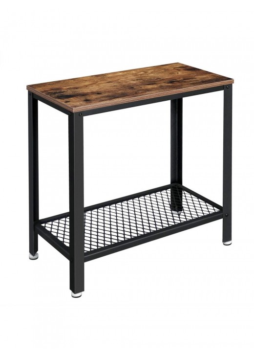 2-ярусна тумбочка з сітчастою полицею