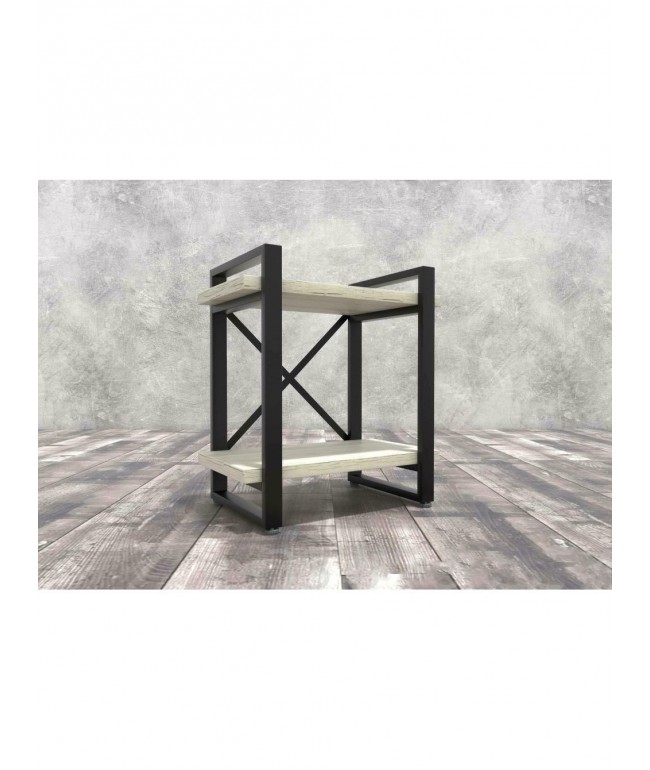 Тумба прикроватна Ajsberg  40 — чорний/білий Тумба прикроватна Ajsberg  40 — чорний/білий