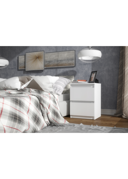Тумба приліжкова , білий