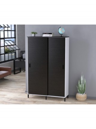 Шафа офісна розсувна LS 1200-1900 білий MSMLOFT