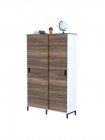 Шафа офісна розсувна LS 1200-1900 білий MSMLOFT