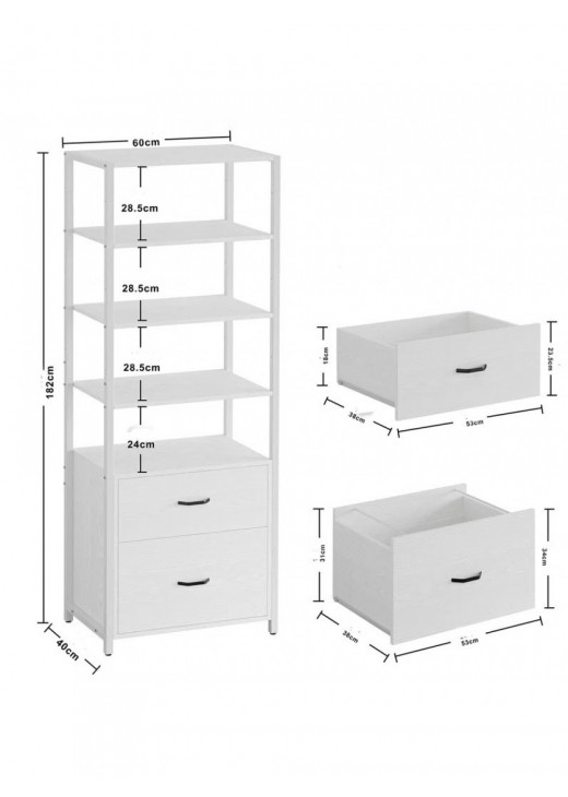 Висока промислова шафа з висувними ящиками Висока промислова шафа з висувними ящиками