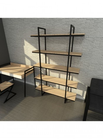 Офісний стелаж стиль Loft 3
