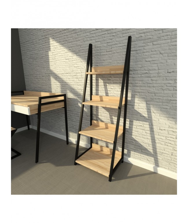 Офісний стелаж у стилі Loft №5 — 52×40×150 см