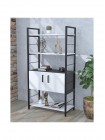 Стелаж L-155 з дверцятами Loft Design MSMLOFT