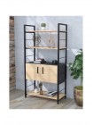 Стелаж L-155 з дверцятами Loft Design MSMLOFT