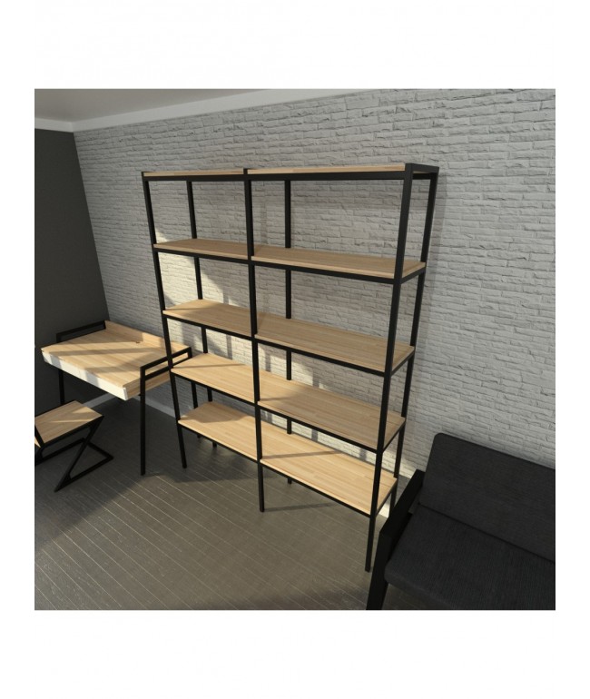 Стелаж Loft 4 — 157 × 35 × 210 см