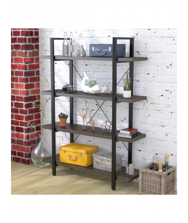 Стелаж офісний Single-4 у стилі лофт
