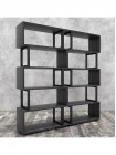 Стеллаж Айсберг Лофт 180х190-4 черный/графит MSMLOFT