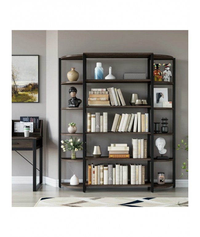 Loft стелаж №3 в офіс — 123,5×33,6×168 см