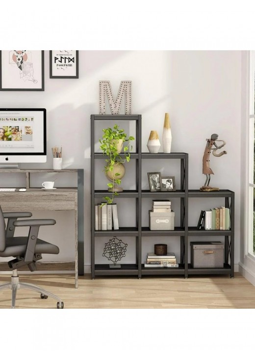 Стелаж Etagere на 12 полиць, чорний Стелаж Etagere на 12 полиць, чорний