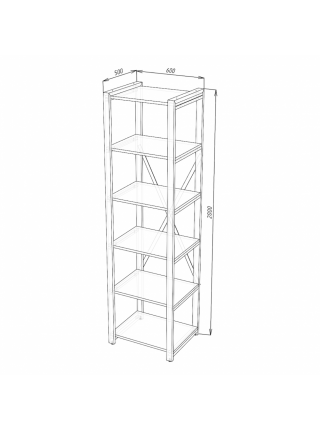 Стелаж LOFT 601
