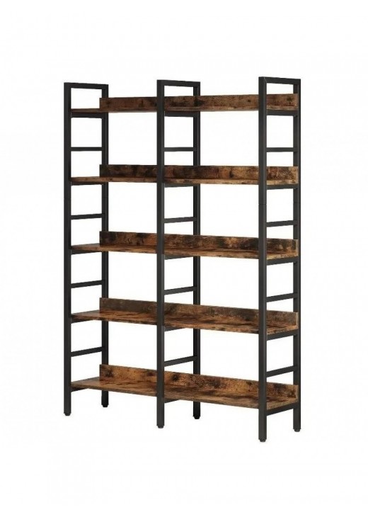 Стелаж skiff 3 з полицями 5-ярусний, коричневий Стелаж skiff 3 з полицями 5-ярусний, коричневий