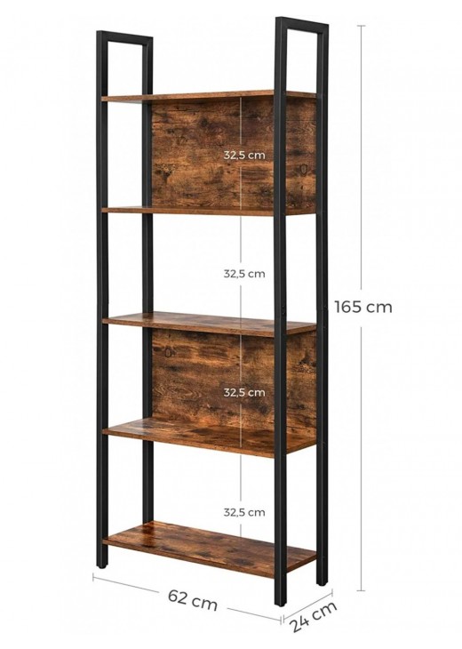 Стелаж Yorkis 4X , коричневий