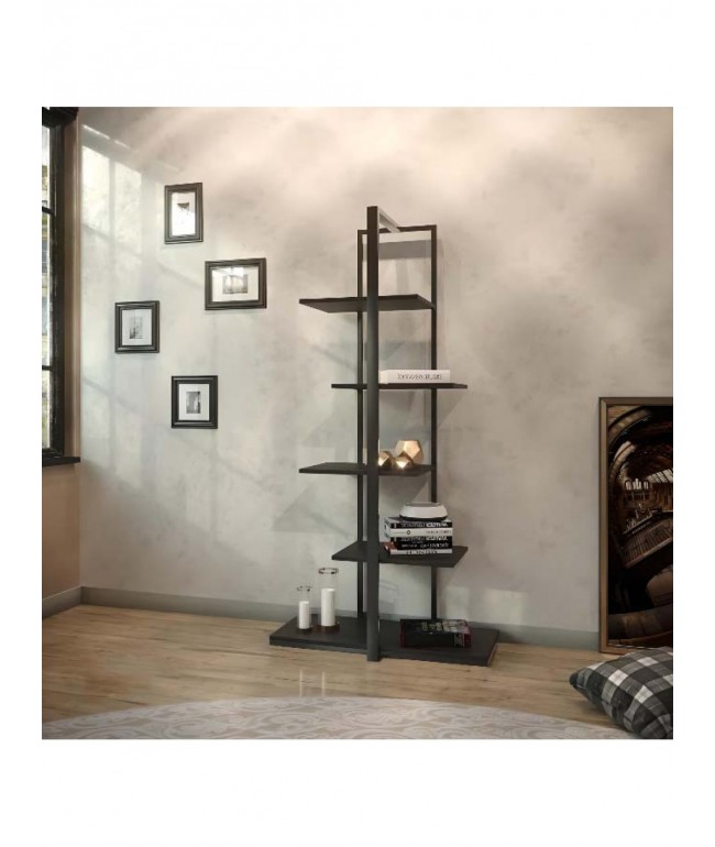 Стелаж MSMLOFT металевий — 5 полиць,  (180×80×35 см) Стелаж MSMLOFT металевий — 5 полиць,  (180×80×35 см)