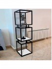 Стелаж для дому в стилі MSMLOFT, каркас металевий
