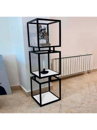 Стелаж для дому в стилі MSMLOFT, каркас металевий