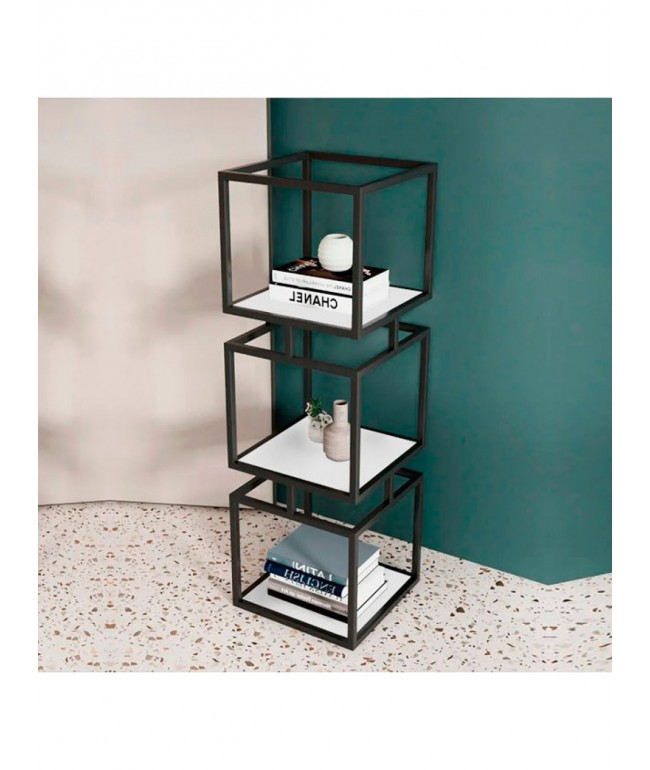 Стелаж MSMLOFT  — відкриті полиці на металевому каркасі