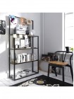 Стелаж для дому в стилі MSMLOFT, каркас металевий 