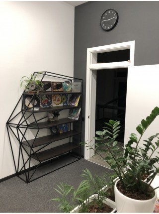 Стелаж для дому в стилі MSMLOFT, каркас металевий 