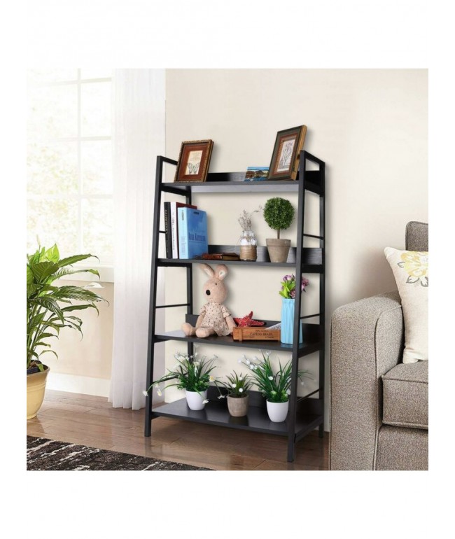 Стелаж MSMLOFT 5 полиць — чорний металевий каркас 1200×700×350 мм