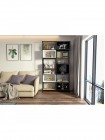 Стелаж для дому в стилі MSMLOFT,каркас металевий