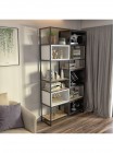 Стелаж для дому в стилі MSMLOFT,каркас металевий