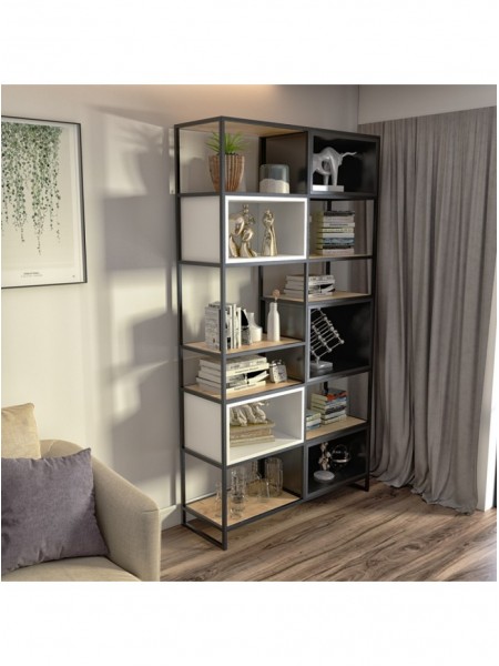 Стелаж для дому в стилі MSMLOFT,каркас металевий