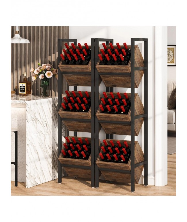 Стелаж для напоїв JW0237 — 130×36×30 см, 3 полиці