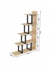 Стелаж-перегородка L-160 Loft Design  MSMLOFT