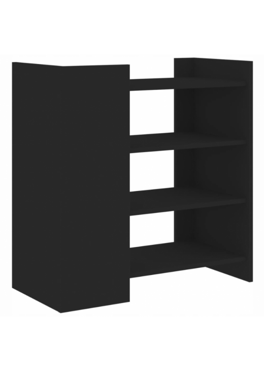 Шафа VidaXL чорний 73,5x35x75 см