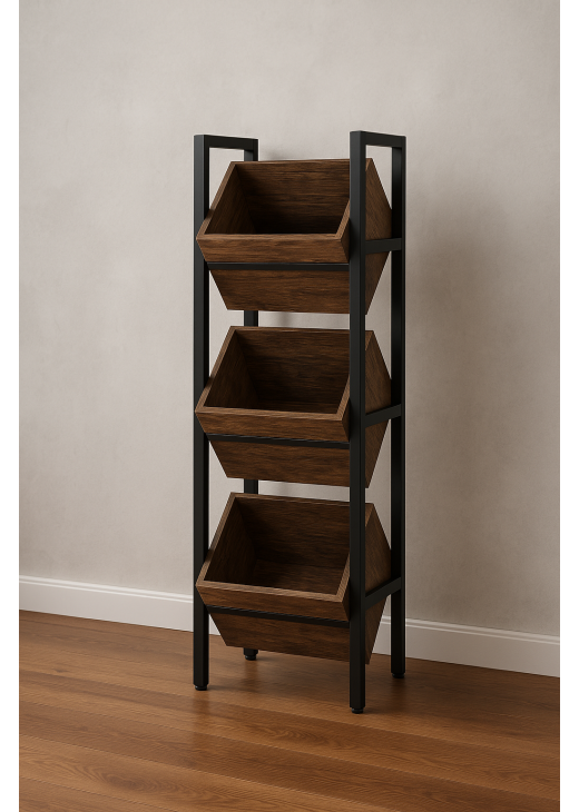 Стелаж для зберігання напоїв 3-ярусний Стелаж для зберігання напоїв 3-ярусний