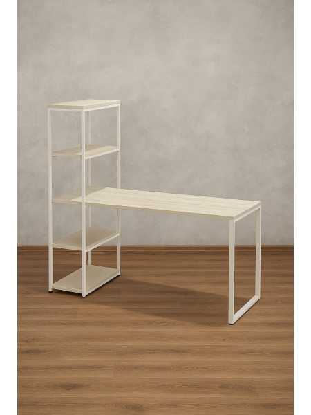 Стіл-стелаж Айсберг 01 Білий/білий MSMLOFT Стіл-стелаж Айсберг 01 Білий/білий MSMLOFT