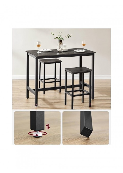 Барний стіл з барними стільцями