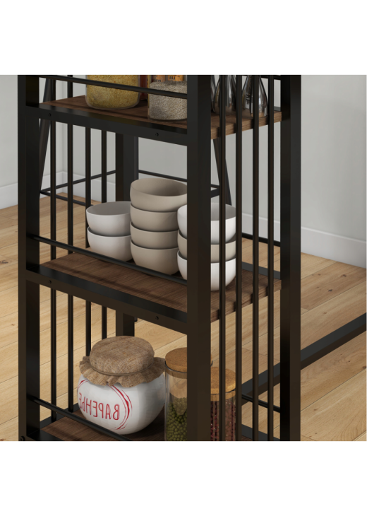 Барний стіл HOMCOM з 3 полицями