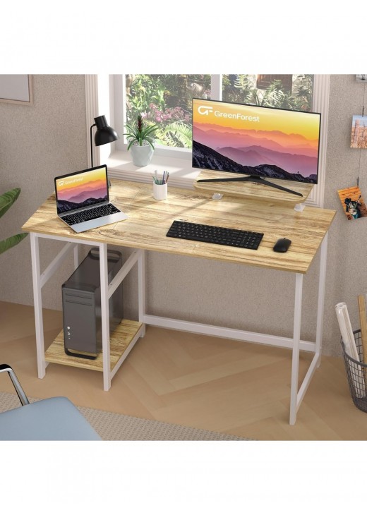 Комп’ютерний домашній стіл GreenForest з підставкою для дисплея Комп’ютерний домашній стіл GreenForest з підставкою для дисплея