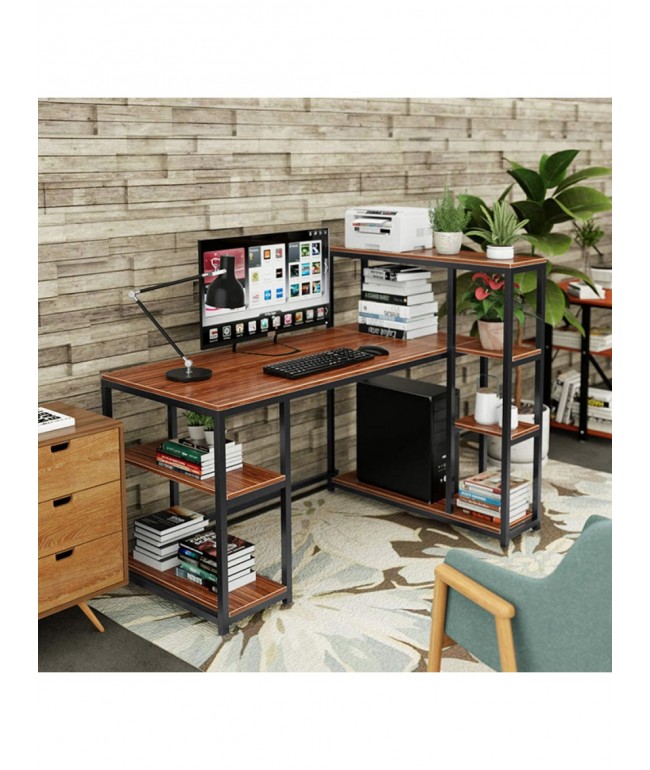 Стіл комп’ютерний з полицями MSMLOFT